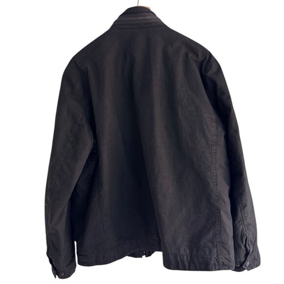 Levi’s Men’s Sz XL Black Midweight Military Field Utility Jacket Quilted Lining - Picture 4 of 15